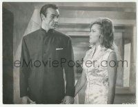 4x278 DR. NO 7x9 still R66 Connery as James Bond & Andress holding hands in cool Asian outfits!
