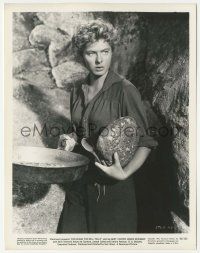4x331 FOR WHOM THE BELL TOLLS 8x10.25 still '42 great c/u of Ingrid Bergman holding pan & bread!