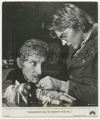 4x335 FRANKENSTEIN & THE MONSTER FROM HELL 8.25x9.75 still '74 Briant stitches Cushing's new hand!