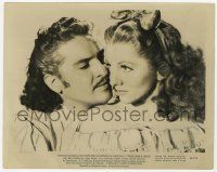 4x338 FRENCHMAN'S CREEK 8.25x10.25 still '44 best close up of Joan Fontaine & Arturo de Cordova!