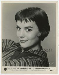 4x364 GIRL HE LEFT BEHIND 8x10.25 still '56 c/u of Natalie Wood with short hair & partial smile!
