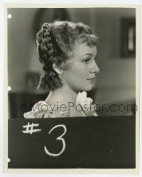 4x377 GOLD IS WHERE YOU FIND IT 8.25x10 still '38 one of Olivia De Havilland's hair styles!