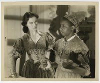 4x381 GONE WITH THE WIND 8.25x10 still '39 Vivien Leigh looks confused at Butterfly McQueen!