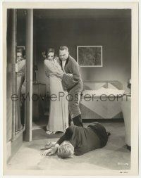 4x391 GRAND HOTEL 8x10.25 still '32 Wallace Beery & sexy Joan Crawford stare at dead Barrymore!