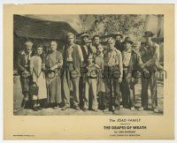 4x394 GRAPES OF WRATH candid 8x10 still '40 wonderful portrait of Henry Fonda with the Joad family!