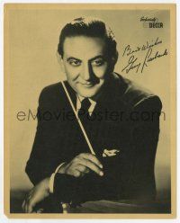 4x401 GUY LOMBARDO Decca Records 8x10 music publicity still '40s the band leader in suit & tie!