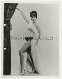 4x404 GYPSY 8x10.25 still '62 sexy Natalie Wood wearing skimpy fur stripper outfit on stage!