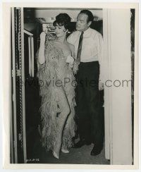 4x405 GYPSY candid 8.25x10 still '62 Bob Hope visiting barely-dressed Natalie Wood in her trailer!