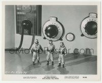4x410 HAVE ROCKET WILL TRAVEL 8x10 still '59 great fx image of tiny Three Stooges in giant room!