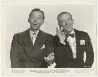 4x417 HOLIDAY INN 8x10.25 still '42 great close up of Bing Crosby singing by Fred Astaire!