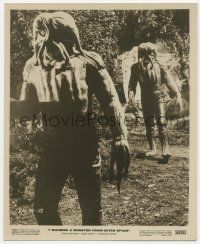 4x432 I MARRIED A MONSTER FROM OUTER SPACE 8.25x10 still '58 great scene showing 2 alien monsters!