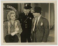 4x435 I STOLE A MILLION 8x10.25 still '39 c/u of cop between George Raft & angry Claire Trevor!