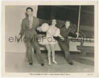 4x437 ICE FOLLIES OF 1939 8x10.25 still '39 Joan Crawford ice skating w/ James Stewart & Lew Ayres!