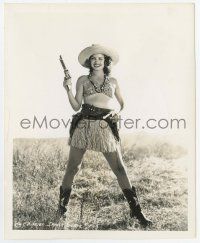 4x467 JANET BLAIR 8.25x10 key book still '41 in sexiest cowgirl outfit with gun by Whitey Schafer!