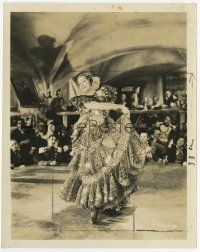 4x478 JEANETTE MACDONALD 8x10.25 still '37 dancing for crowd in great costume from Firefly!