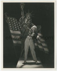 4x481 JOAN BLONDELL 8x10.25 still '30s in patriotic Uncle Sam outfit by Lady Liberty by Longworth!