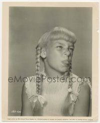 4x510 KATHY O' 8.25x10 still '58 wacky portrait of Patty McCormack sticking out her tongue!