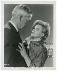 4x514 KILLERS 8x10.25 still '64 Lee Marvin tries to shake information out of sexy Angie Dickinson!