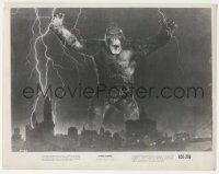 4x521 KING KONG 8x10.25 still R52 best effects image of lightning & giant ape looming over city!