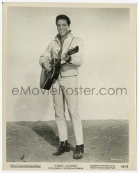 4x525 KISSIN' COUSINS 8x10 still '64 full-length Elvis Presley smiling & playing guitar!