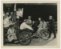 4x533 LADY OF CHANCE candid 8.25x10 still '28 Norma Shearer & Brown w/director & cinematographers!