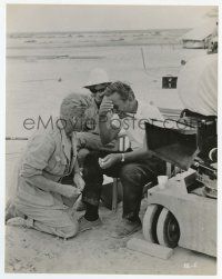 4x551 LAWRENCE OF ARABIA candid 7.25x9.25 still '63 director David Lean laughing on set by camera!