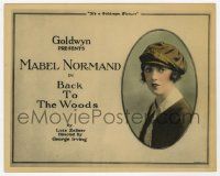 4x080 BACK TO THE WOODS 8x10 LC '18 pretty Mabel Normand travels out West to find a real man!
