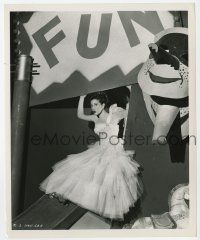 4x812 SLIGHTLY FRENCH candid 8.25x10 still '48 Dorothy Lamour in beautiful gown on slide by Coburn!