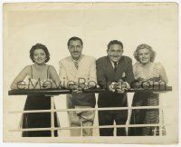 4x559 LIBELED LADY 8x10 still '36 Myrna Loy, William Powell, Jean Harlow & Spencer Tracy smiling!