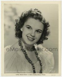 4x568 LITTLE NELLIE KELLY 8x10.25 still '40 smiling portrait of Judy Garland w/ cool necklace!