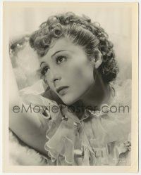 4x586 LUISE RAINER 8x10.25 still '38 pensive portrait in nightgown from The Great Waltz!