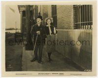 4x639 MODERN TIMES 8x10.25 still '36 Charlie Chaplin w/cane & Paulette Goddard walking on street!