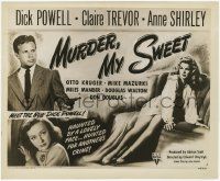 4x657 MURDER, MY SWEET 8.25x10 still '44 great image used for the style A half-sheet!