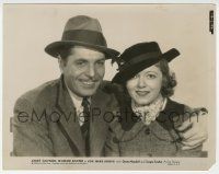 4x690 ONE MORE SPRING 8x10.25 still '35 best close up of pretty Janet Gaynor & smiling Warner Baxter