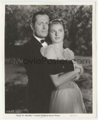 4x737 RAGE IN HEAVEN 8x10 still '41 romantic close up of Ingrid Bergman & Robert Montgomery!