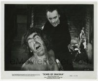 4x791 SCARS OF DRACULA 8.25x10 still '71 c/u vampire Christopher Lee torturing Patrick Troughton!