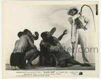 4x811 SLAVE SHIP 8x10.25 still '37 Simon Legree-like guy whipping cowering African natives!