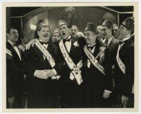 4x828 SONS OF THE DESERT 8x10 still '33 Laurel & Hardy with Charley Chase singing at convention!