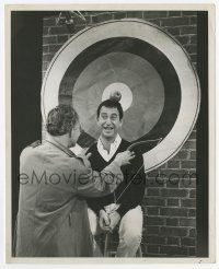 4x830 SOUPY SALES 8x10 still '60s about to have an apple shot off of his head by bow & arrow!