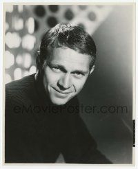 4x852 STEVE McQUEEN 8x9.75 still '60s great youthful smiling portrait of the King of Cool!