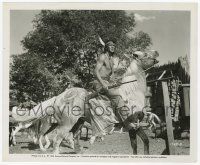 4x881 TAZA SON OF COCHISE 8.25x10 still '54 best c/u of Rock Hudson as Native American on horse!