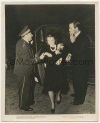 4x895 THREE LOVES HAS NANCY candid 8x10 still '38 Janet Gaynor emerging from limousine!