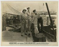 4x908 TO HAVE & HAVE NOT 8x10.25 still '44 Humphrey Bogart, Walter Brennan & Walter Sande on dock!