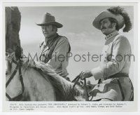 4x931 UNDEFEATED 8.25x10 still '69 c/u of John Wayne & Rock Hudson both riding horses!