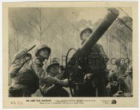 4x963 WE ARE THE MARINES 8x10.25 still '42 WWII documentary, close up of soldiers with cannon!