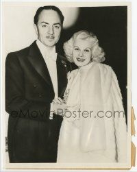 4x973 WILLIAM POWELL/JEAN HARLOW 6.75x8.75 news photo '37 he was at her bedside when she passed!