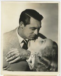 4x444 IN NAME ONLY 8.25x10 still '39 romantic c/u of Cary Grant & Carole Lombard by Bachrach!