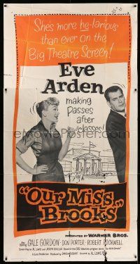 4y879 OUR MISS BROOKS 3sh '56 school teacher Eve Arden is making passes after classes!