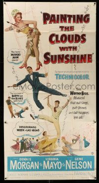 4y881 PAINTING THE CLOUDS WITH SUNSHINE 3sh '51 Dennis Morgan, sexy Virginia Mayo, Gene Nelson
