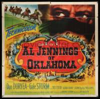4y007 AL JENNINGS OF OKLAHOMA 6sh '50 the real and violent story of the last of the great outlaws!